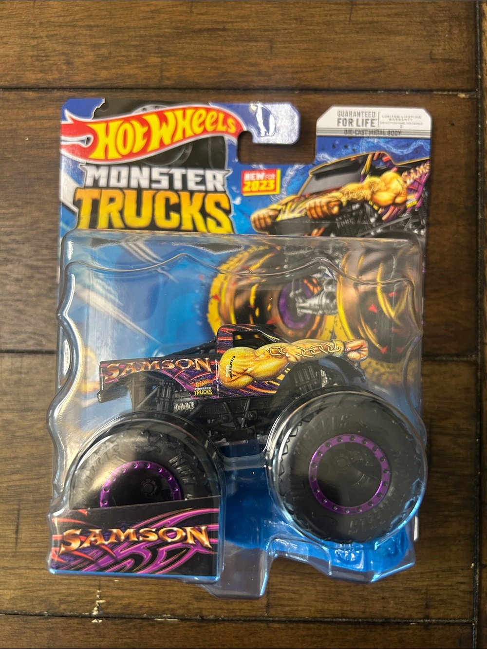 Hot Wheels Monster Trucks Samson Toy Truck - Black & Purple